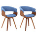 Summer - Modern Chair - Walnut Wood - Simple Home Plus