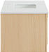 Leonardo - Engineered Stone And Solid Wood 24" Wall Mounted Bathroom Vanity - Simple Home Plus