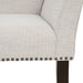 Welburn - Upholstered Bench With Back & Legs - Cream - Simple Home Plus