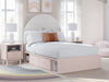Wistenpine - Upholstered Panel Bed With Storage - Simple Home Plus