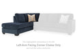 Aviemore - Laf Corner Chaise - Ink - Simple Home Plus