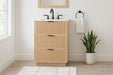 Willard - Engineered Stone And Solid Wood Bathroom Vanity - Simple Home Plus