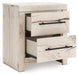 Lawroy - Light Natural - Two Drawer Night Stand - Simple Home Plus