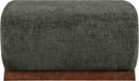 Akira - Fabric Upholstered Ottoman - Simple Home Plus