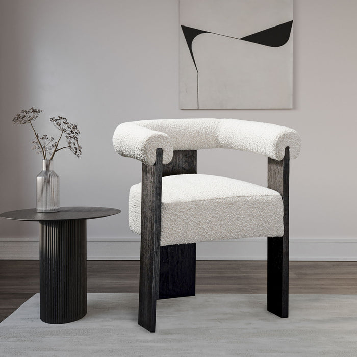 Barrel - Dining Chair - Black Legs - Simple Home Plus