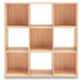 Piperton - Cube Organizer - Wood - Simple Home Plus