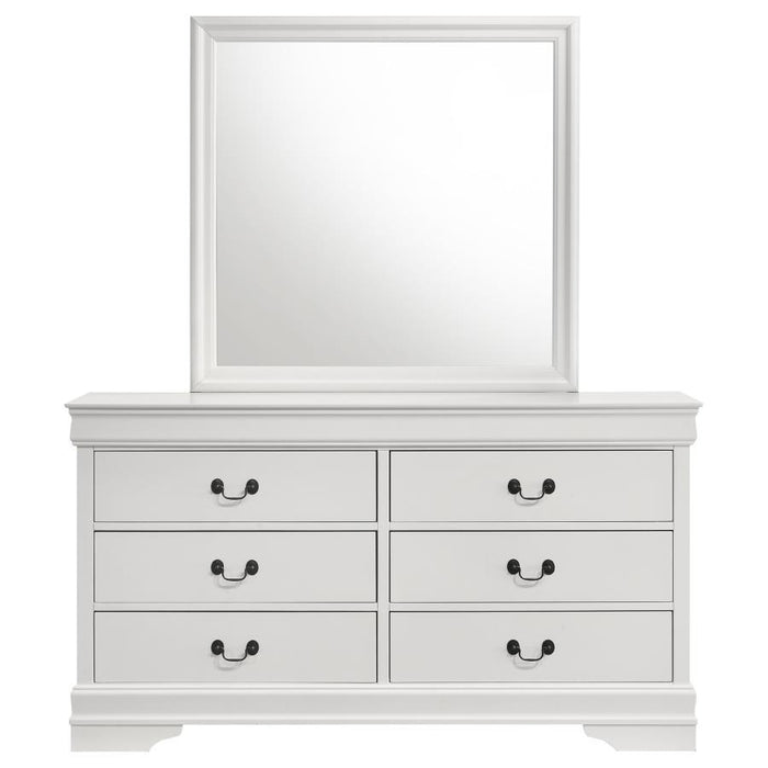 Louis Philippe - Six-Drawer Dresser - Simple Home Plus