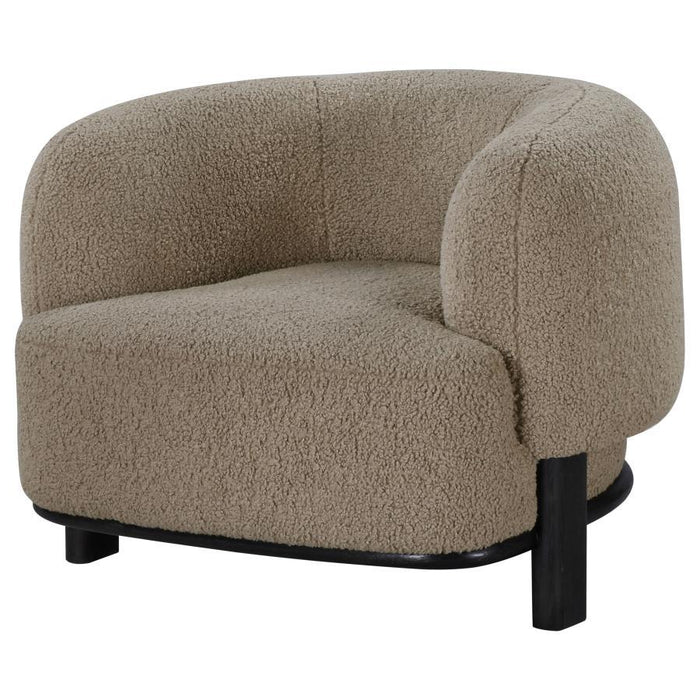 Lawler - Upholstered Barrel Back Accent Chair - Simple Home Plus