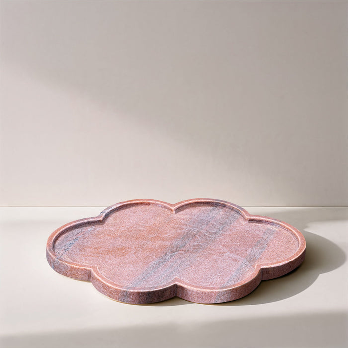 Rimini - Marble Clover Shaped Tray - Simple Home Plus
