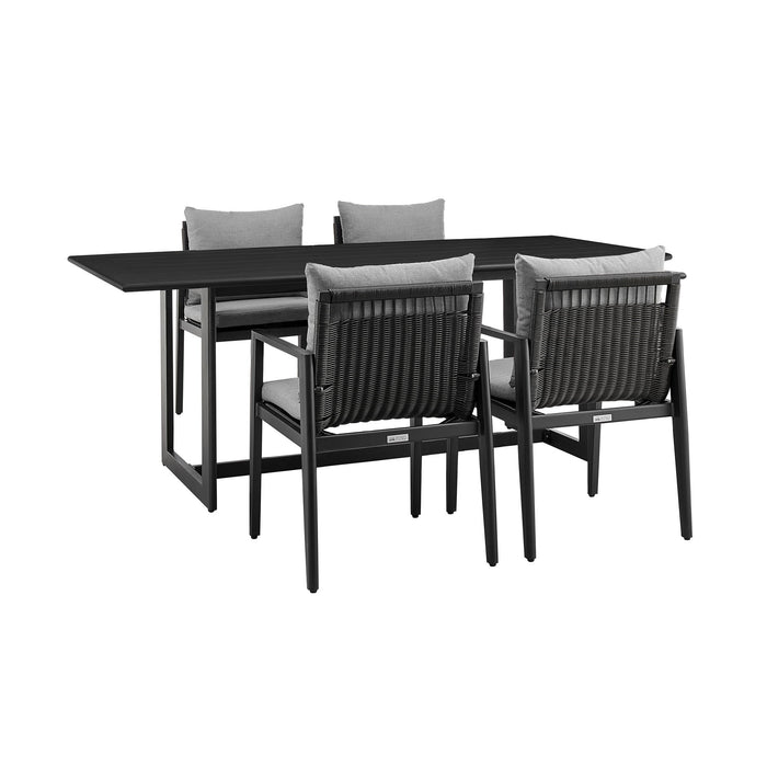 Cayman - Outdoor Patio Dining Table Set With Cushions - Simple Home Plus