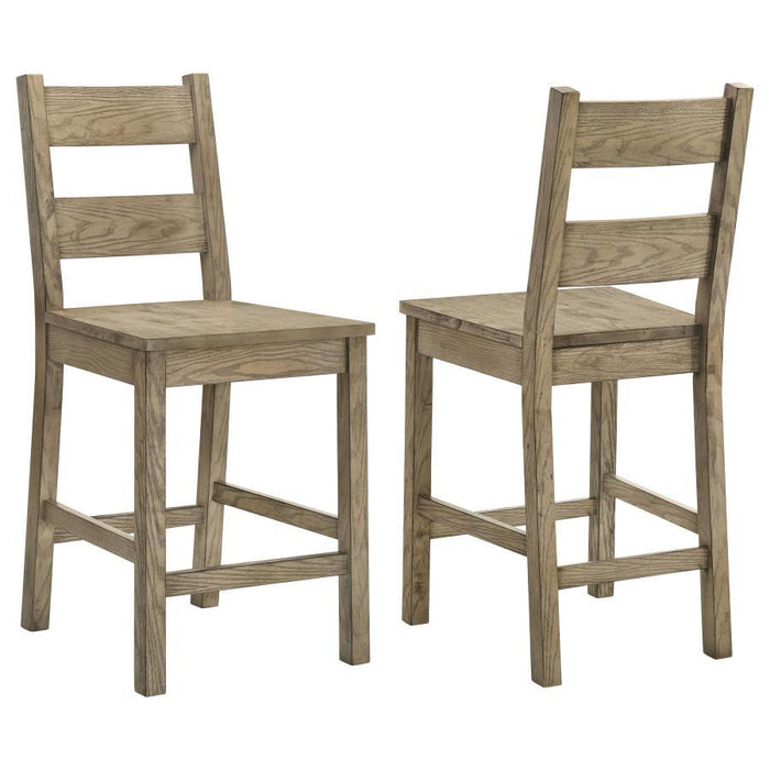 Cardova - Counter Height Dining Chair (Set of 2) - Vineyard Oak - Simple Home Plus