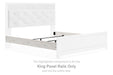 Altyra - King Panel Rails - White - Simple Home Plus