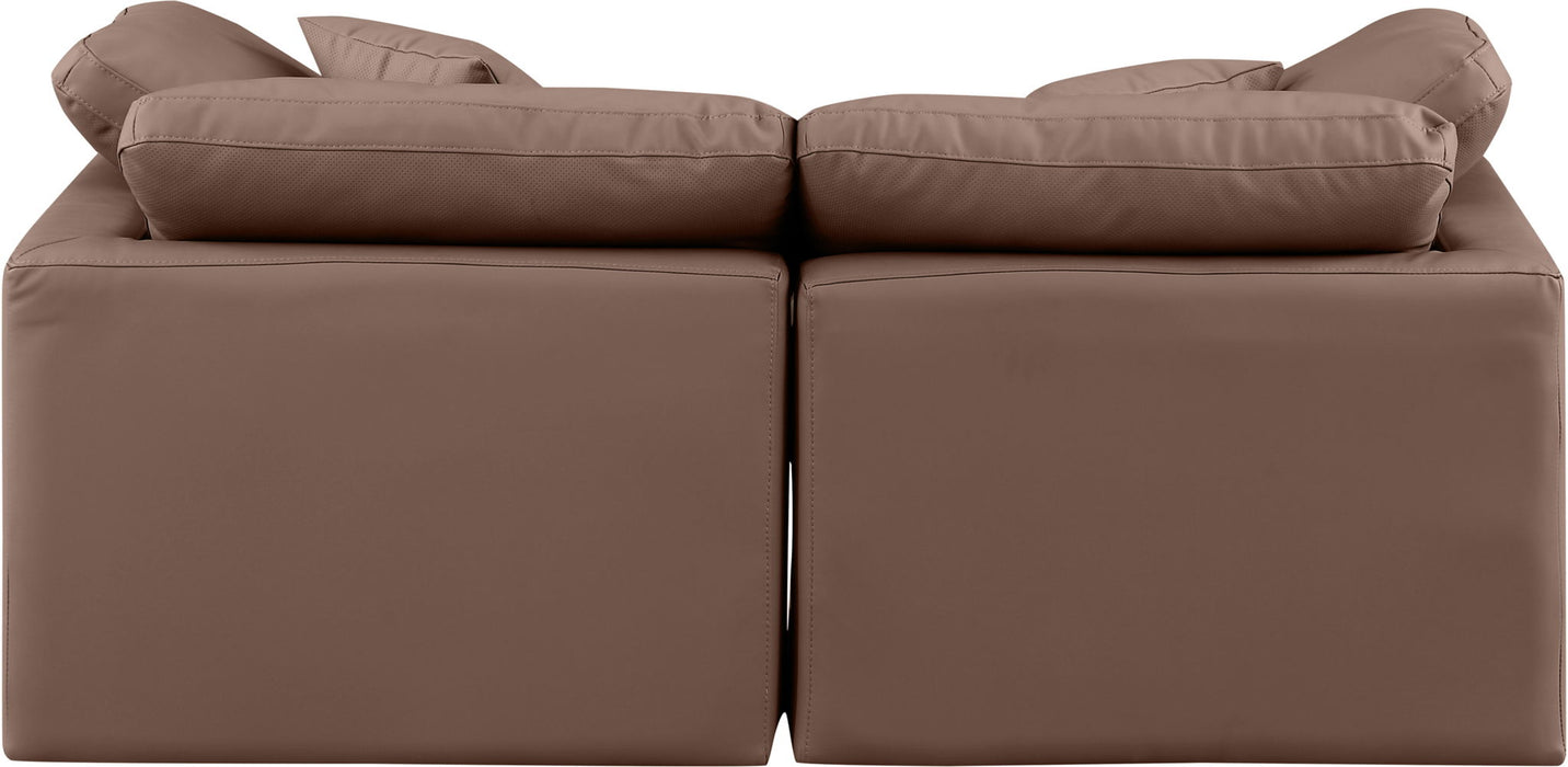 Indulge - Faux Leather 2 Seat Modular Sofa - Simple Home Plus