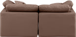 Indulge - Faux Leather 2 Seat Modular Sofa - Simple Home Plus