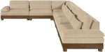 Turin - Chenille Fabric Upholstered Modular Sectional - Beige - Simple Home Plus