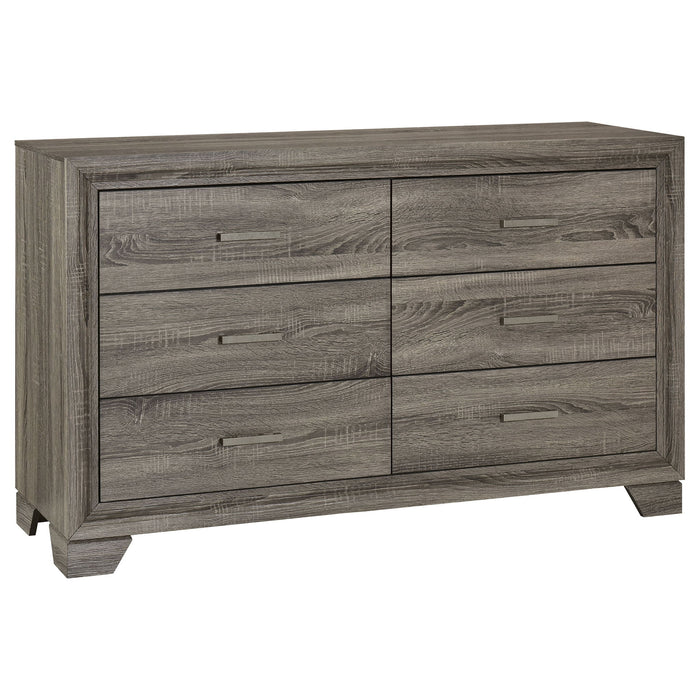 Wright - 6-Drawer Dresser Cabinet - Simple Home Plus