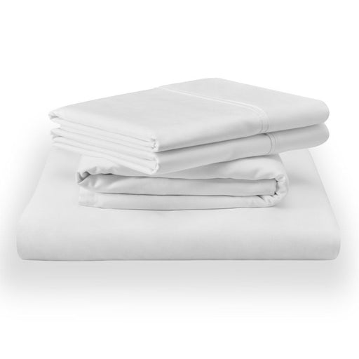 Linens - Tempur Classic Cotton Sheet Set - White - Simple Home Plus
