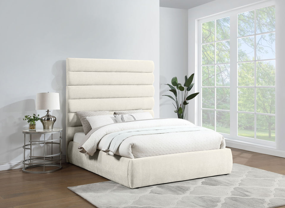 Adam - Chenille Fabric Bed With 70.5" Headboard - Simple Home Plus