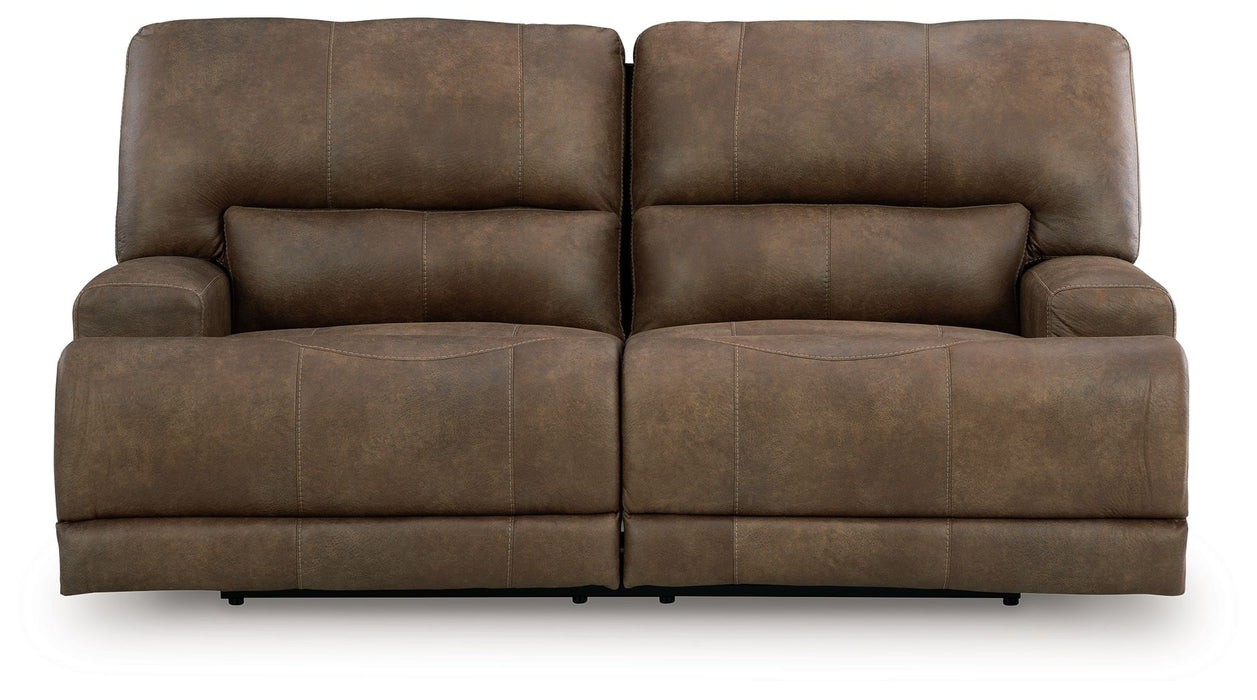 Beckley Place - Earth - 2 Seat Power Reclining Sofa With Adjustable Headrest - Simple Home Plus