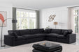 Comfy - 6 Piece Velvet Modular Corner Sectional - Simple Home Plus