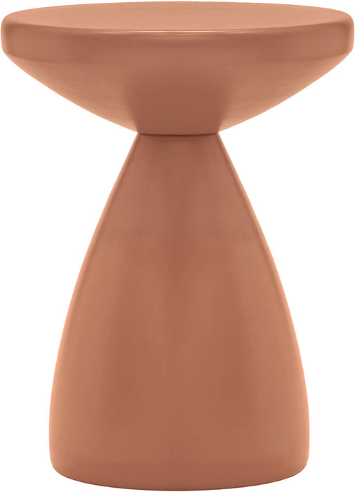 Anika - Iron End Table - Terracotta - Simple Home Plus