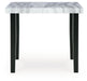 Mervannie - Square Dining Room Counter Table - Gray / Black - Simple Home Plus