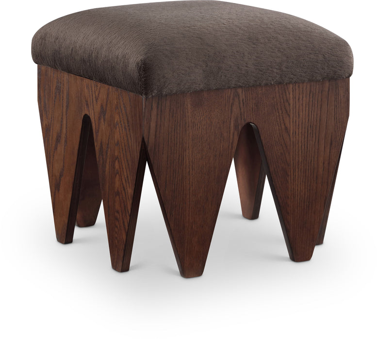 Altair - Fabric Bench - Dark Brown Base - Simple Home Plus