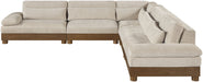 Turin - Chenille Fabric Upholstered Modular Sectional - Taupe - Simple Home Plus