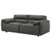 Buxton - Top Grain Leather Upholstered Loveseat - Simple Home Plus