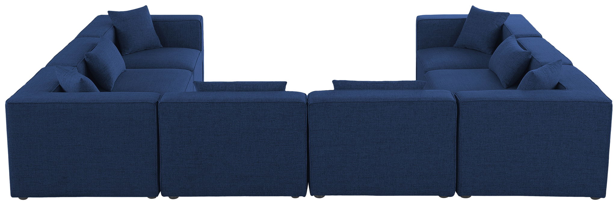 Cube - Linen 8 Piece Modular Sectional - Simple Home Plus