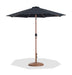Fiji - Aluminum Patio Umbrella With Round Teak Base - Simple Home Plus