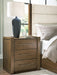 Marxmore - Three Drawer Night Stand - Brown - Simple Home Plus