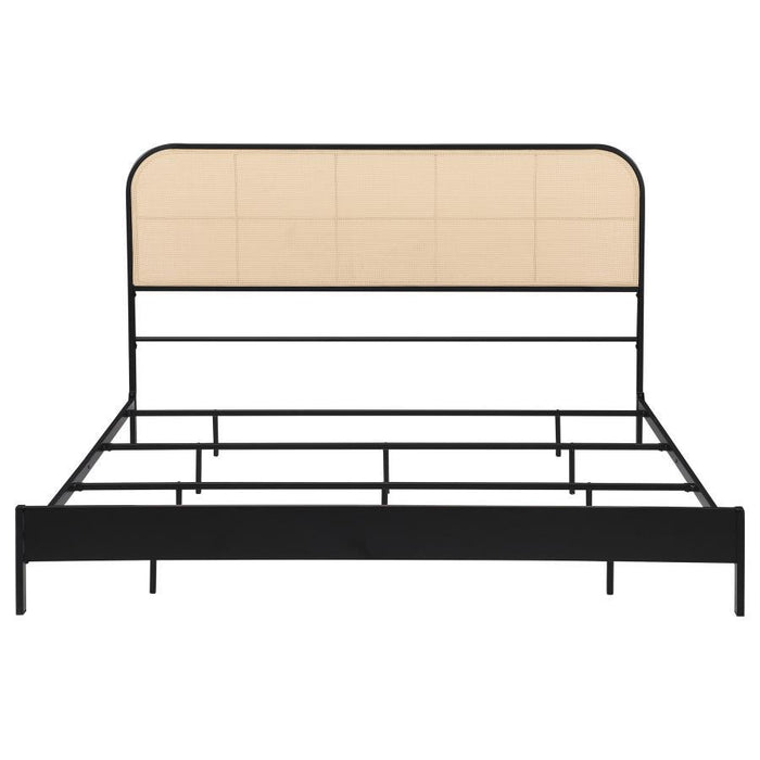 Amherst - Radio Weave Rattan Metal Bed - Simple Home Plus