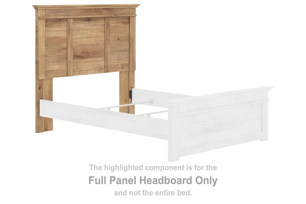 Makidern - Full Panel Headboard - Tan - Simple Home Plus