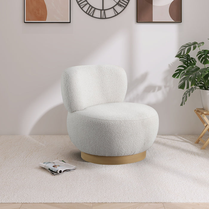 Calais - Accent Chair With Natural Base - Simple Home Plus