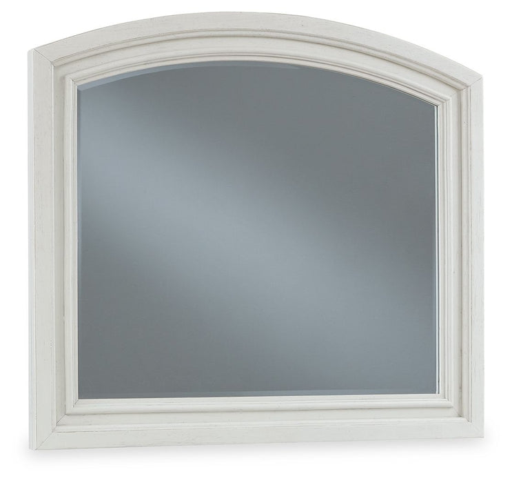 Robbinsdale - Bedroom Mirror - Antique White - Simple Home Plus