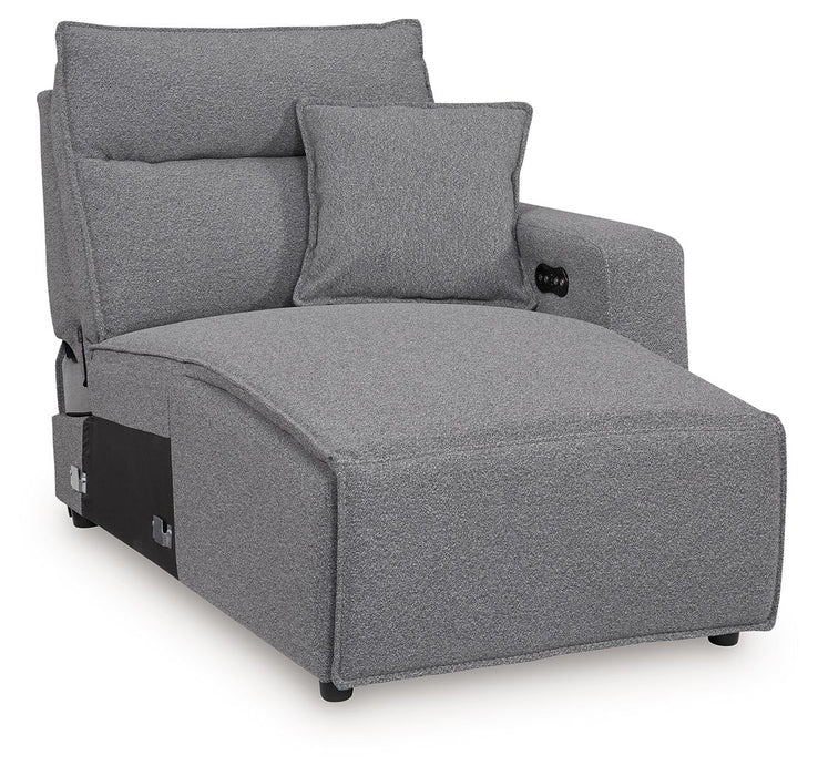 ModMax II - RAF Press Back Power Chaise - Salt And Pepper - Simple Home Plus