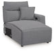 ModMax II - RAF Press Back Power Chaise - Salt And Pepper - Simple Home Plus