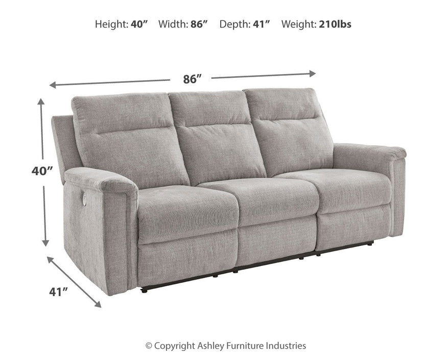 Barnsana - Power Reclining Sofa - Simple Home Plus