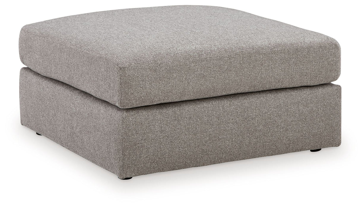 Lindon - Oversized Accent Ottoman - Smoke - Simple Home Plus