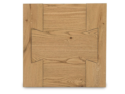 Bracken - Light Brown - Square End Table - Simple Home Plus