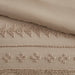 Breckenridge - Chenille Queen Comforter Set - Tan - Simple Home Plus
