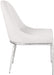 Ferro - Upholstered Dining Side Chair With Brushed Silver Legs - Simple Home Plus
