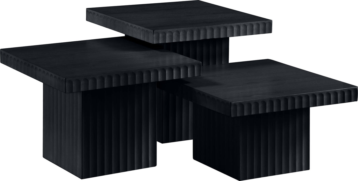Spencer - Oak Veneer 3 Piece Coffee Tabl - Simple Home Plus