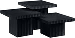 Spencer - Oak Veneer 3 Piece Coffee Tabl - Simple Home Plus