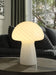 Kanaby - Mushroom Shaped Glass Bedside Table Lamp - White - Simple Home Plus