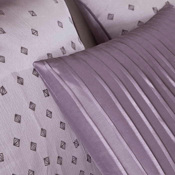 Biloxi - Queen Piece Comforter (Set of 7) - Purple