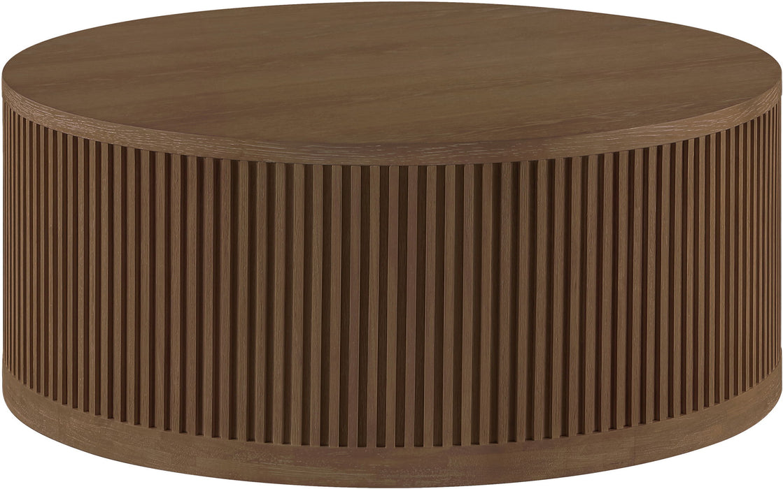 Madera - Oak Veneer And Solid Wood Table - Simple Home Plus