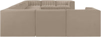 Rummi - Velvet Performance Fabric Upholstered 10 Piece Modular Sectional - Simple Home Plus