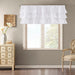 Anna - Oversized Ruffle Valance - White - Simple Home Plus